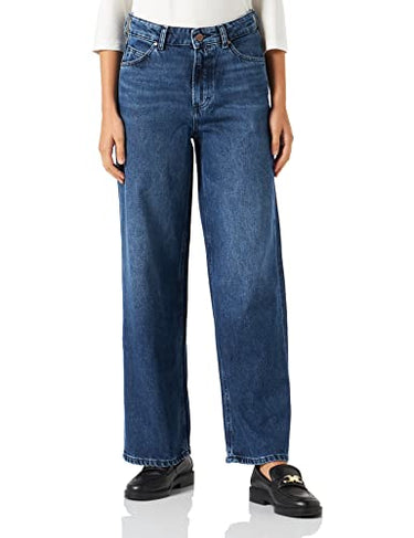 Marc OߴPolo Denim Damen Jeanshose Wide Leg High Waist, Blau (Multi/Icy Dark Vintage Blue), W29/L30 im Sale